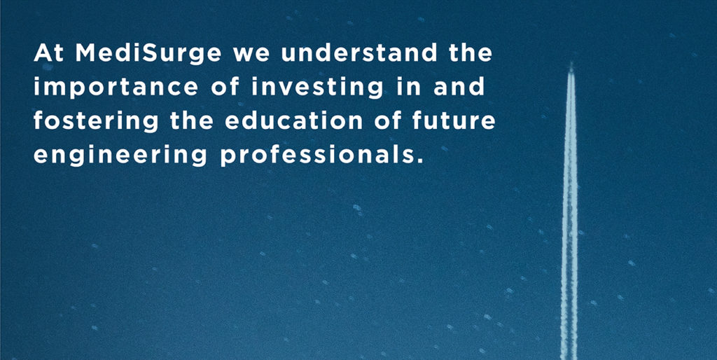 A graphic from Medisurge acknowledging the importance of investing in professional education.